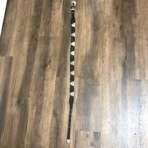 Silver heart black belt